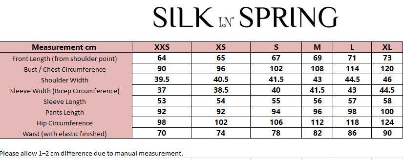 Striped Silk Pajamas Set: 19mm 6A Mulberry Silk Longsleeves