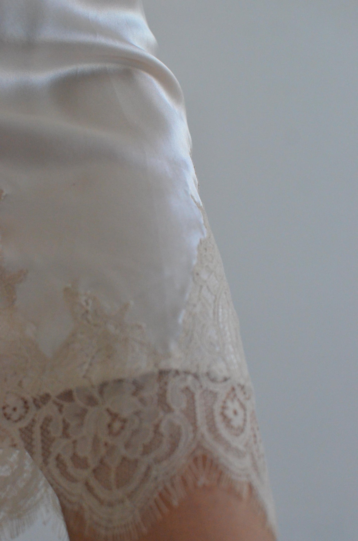Champagne Silk Camisole with Nude Lace Trim 16Momme Mulberry Silk, V neck cami dress , White black silk cami with lace trim skirt