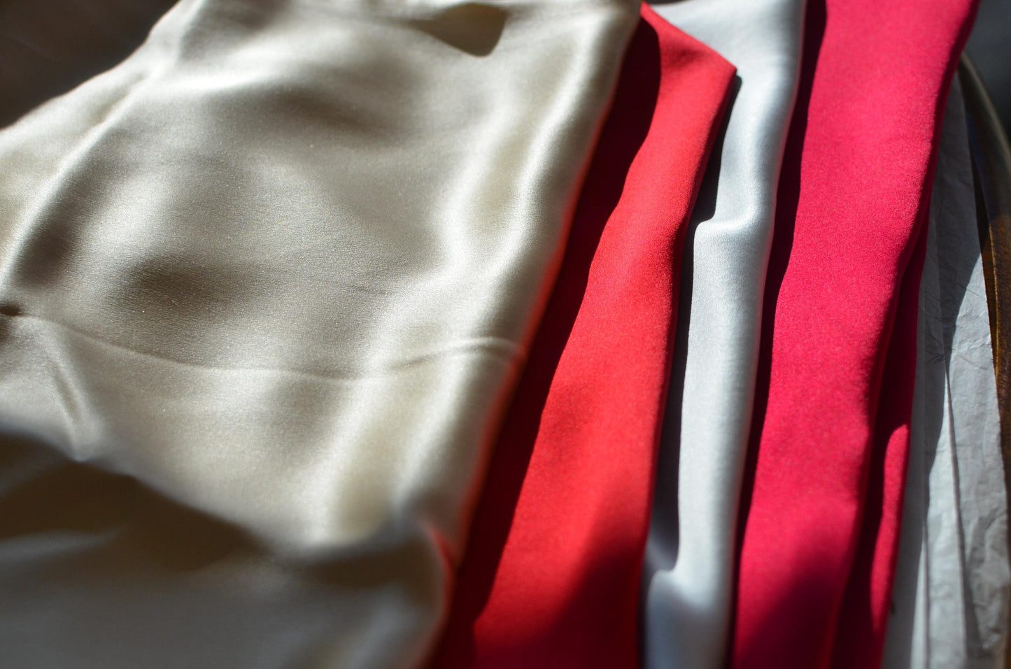 Mulberry Silk Camisole Top: Cowl Neck Spaghetti Strap