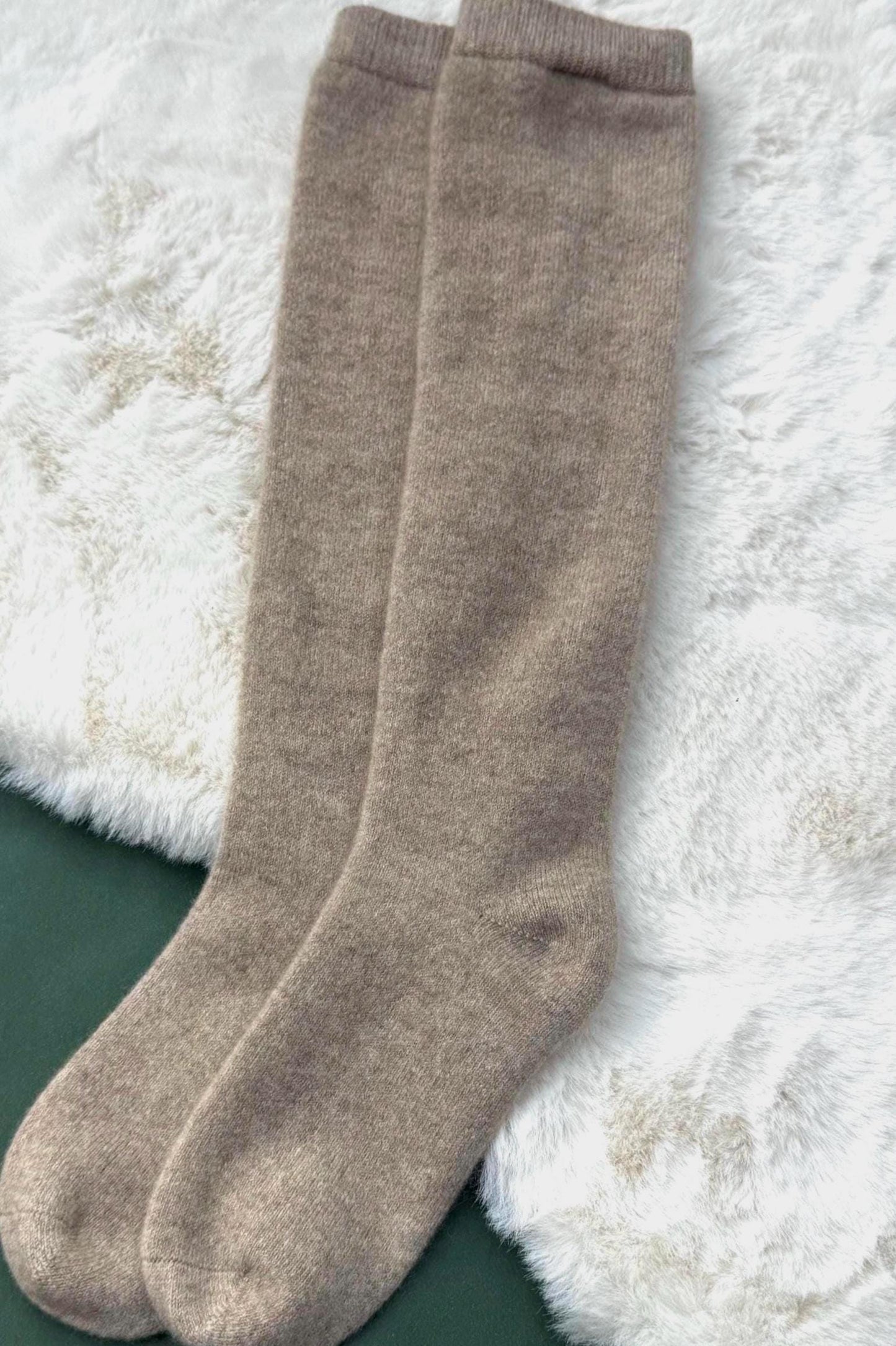 Knee High Socks 100% cashmere Extra warm and Soft Winter cozy