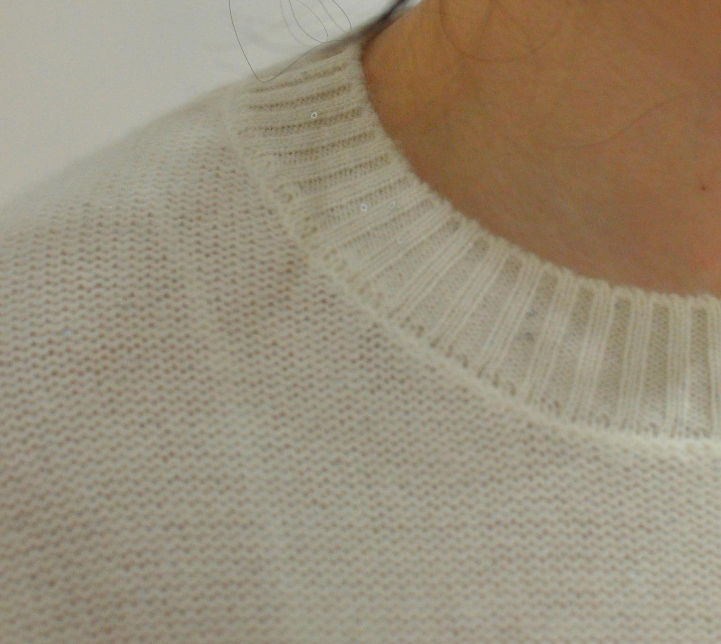 Cashmere Wool Blend Loungewear Set: Sparkling Beads, Adjustable Straps