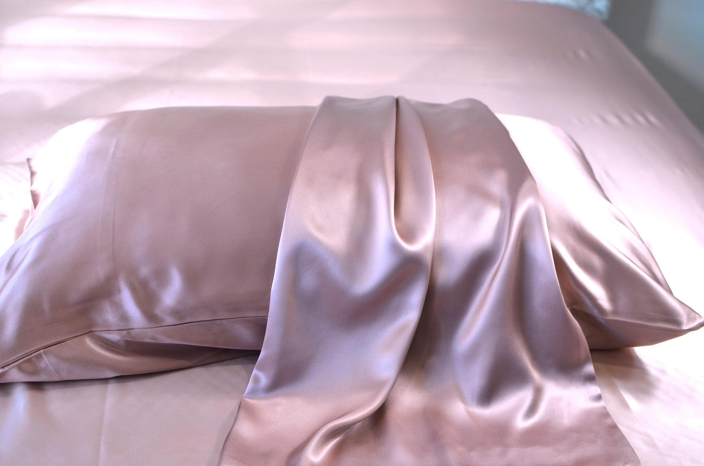 Luxury Mulberry Silk Pillowcase: Grade 6A both side