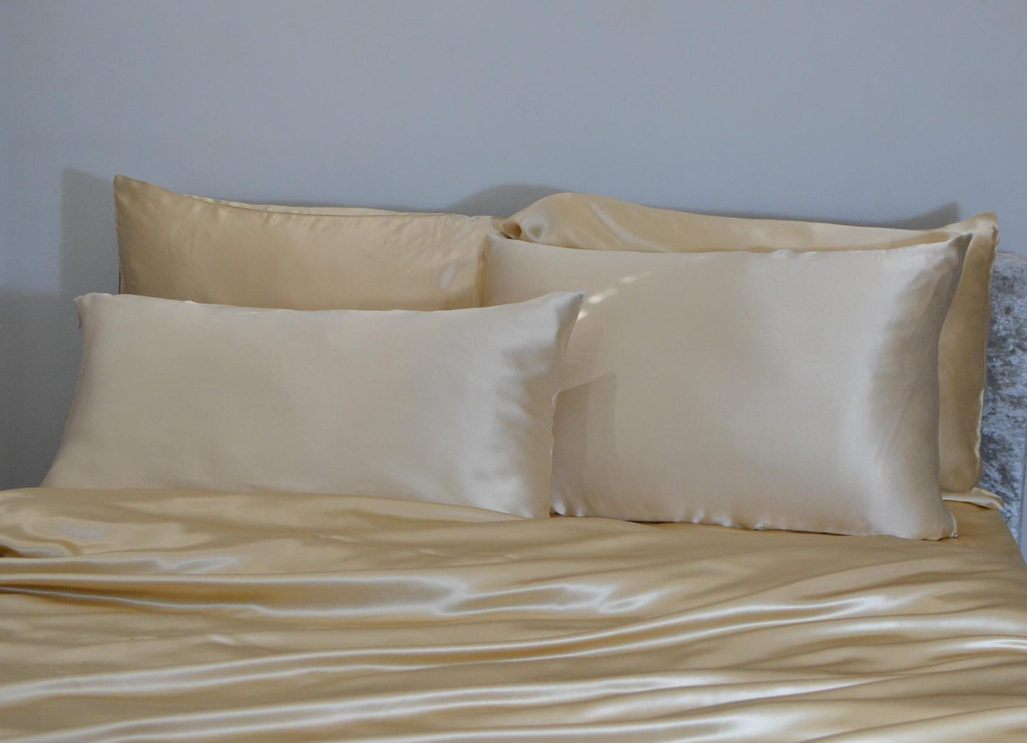 Two pieces Luxury Mulberry Silk Pillowcases Set 6A Grade 19momme