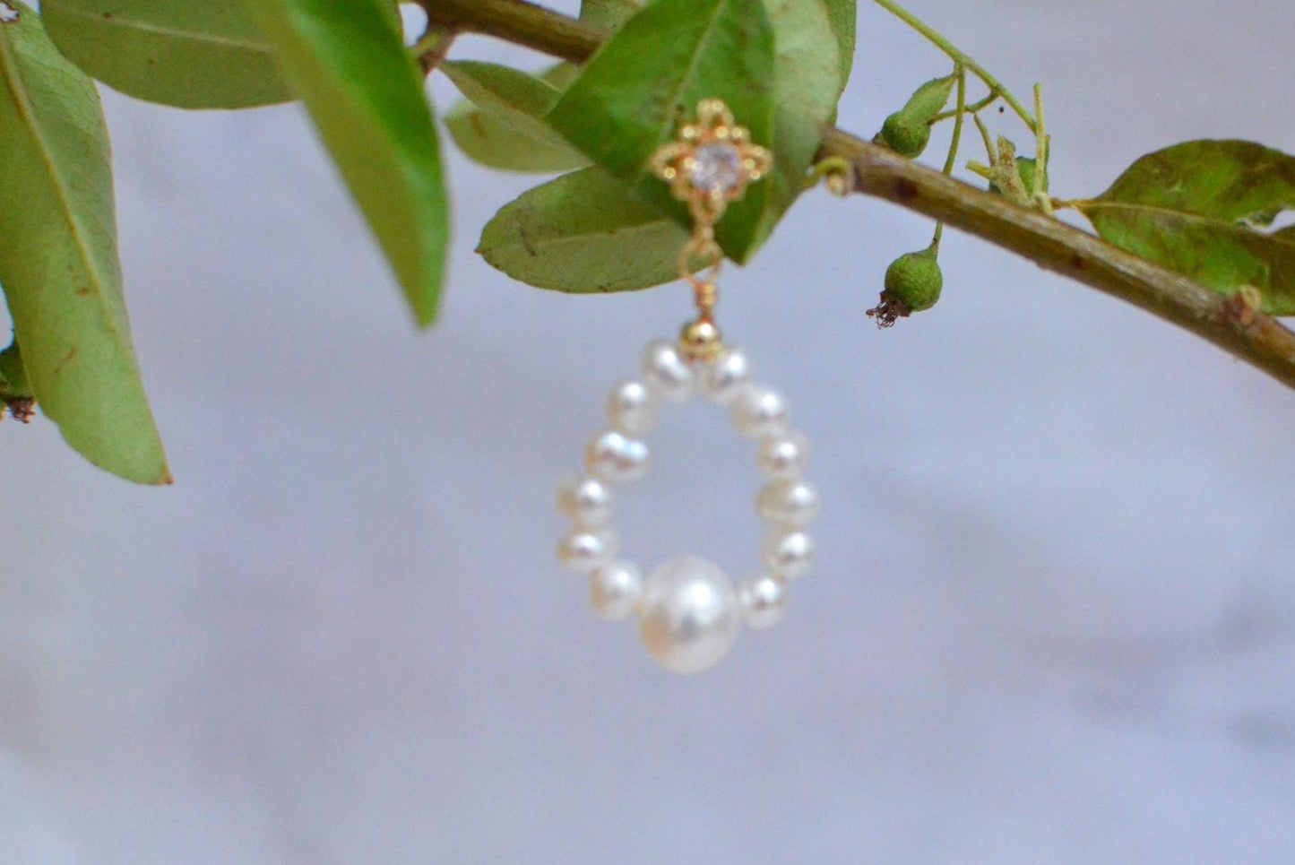 Classic Freshwater Pearl Earrings