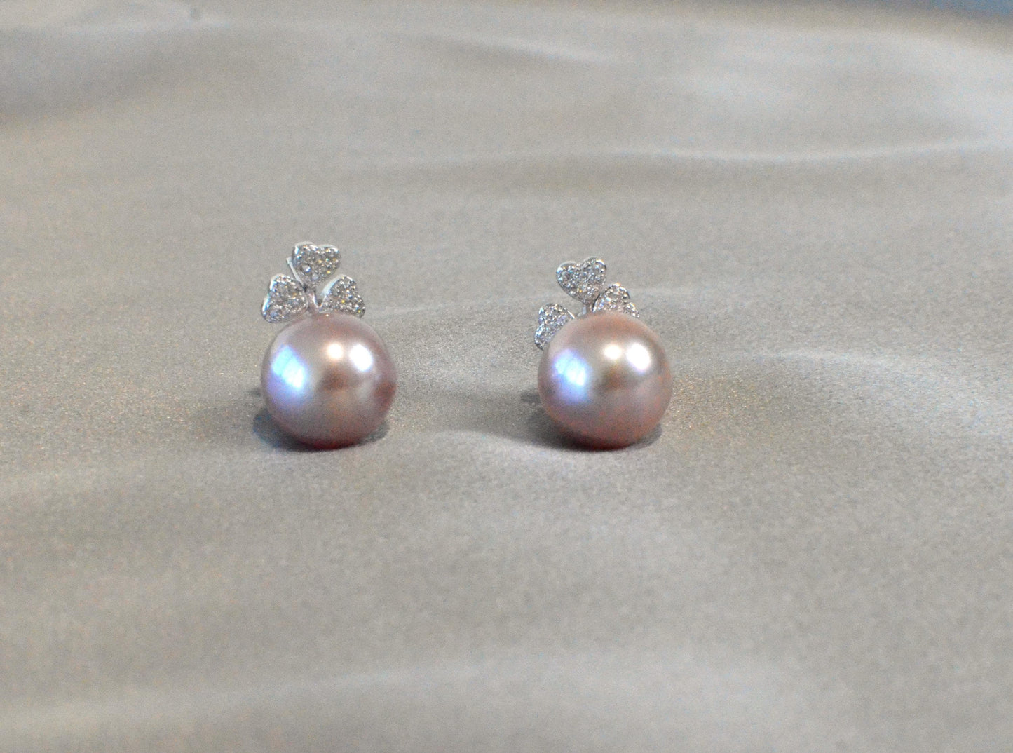 Champagne Rose Pearl Jewelry Set pearl necklace and or earrings