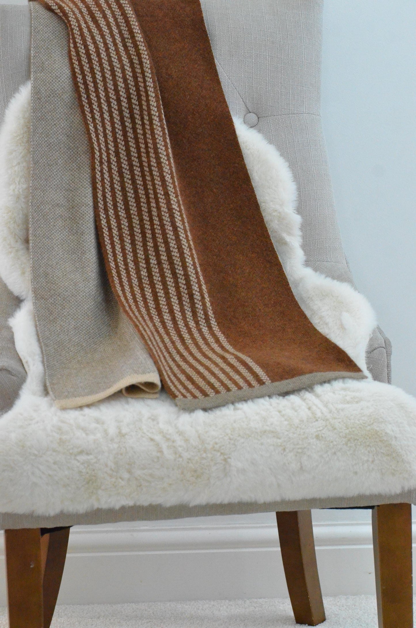 100% Cashmere Scarf with gift box  - Extra Soft Warm Winter Shawl