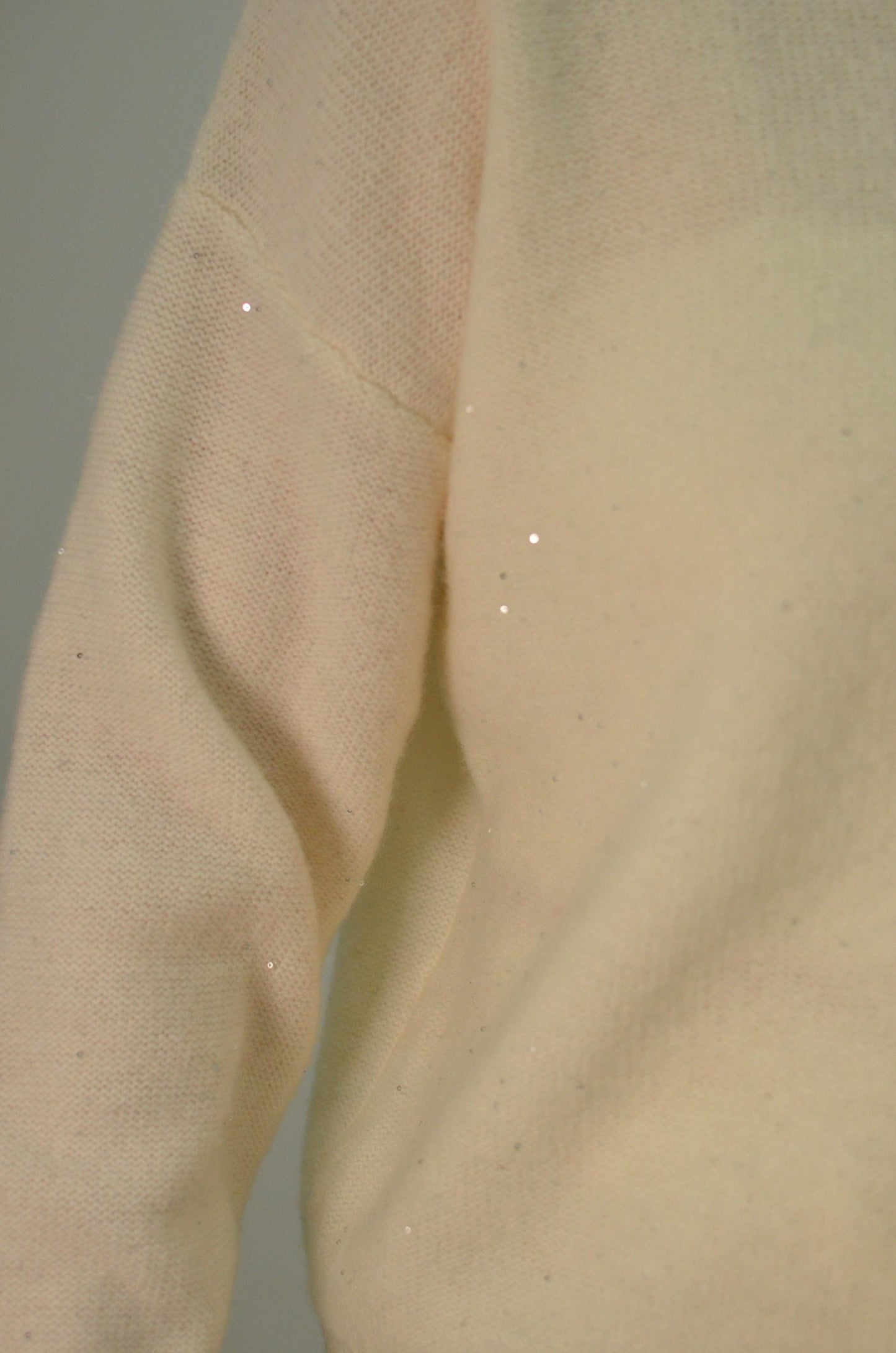 Cashmere Wool Blend Loungewear Set: Sparkling Beads, Adjustable Straps