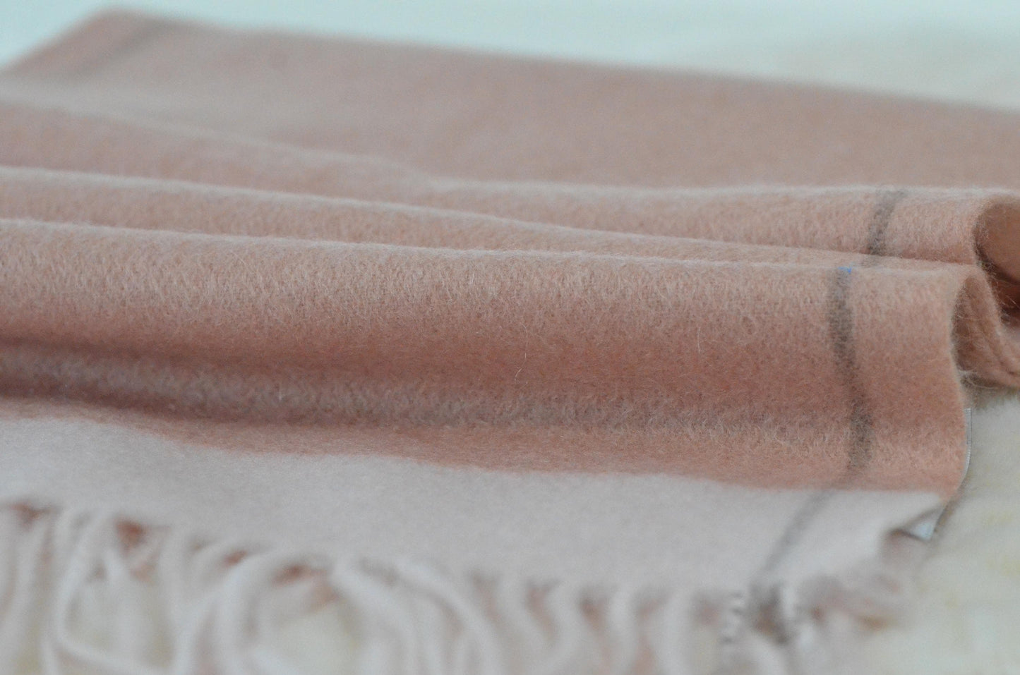 100% Cashmere Scarf with gift box  fringe edges