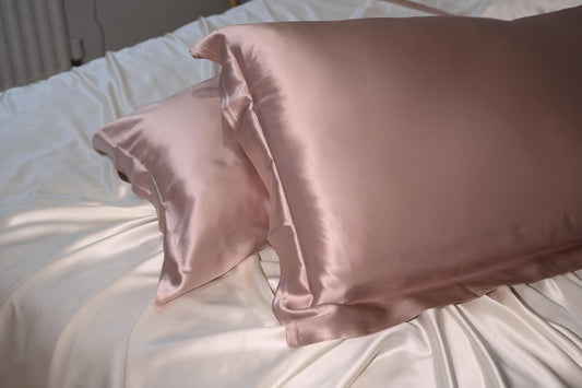 Mulberry Silk Pillowcases Set of 2 Luxury 30Momme Oxford Style