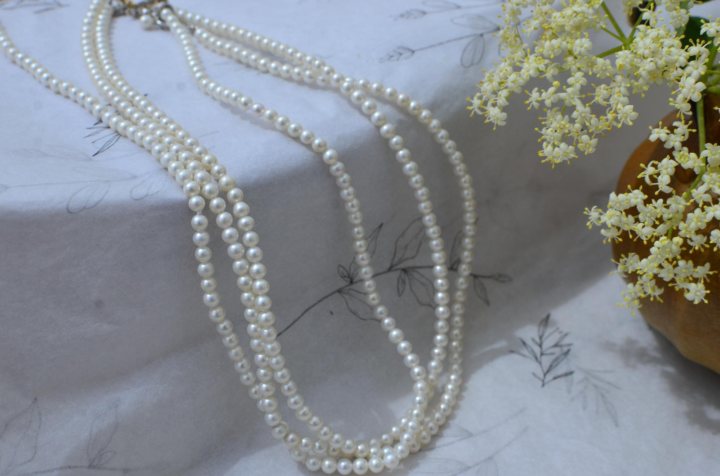 Freshwater Pearl Stud Earrings, 14k Gold Filled or Sterling Silver Bun