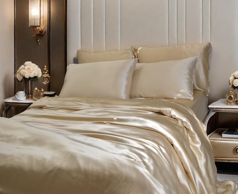 19momme Grade 6A Mulberry Silk  Customized Luxury Silk Duvet Cover