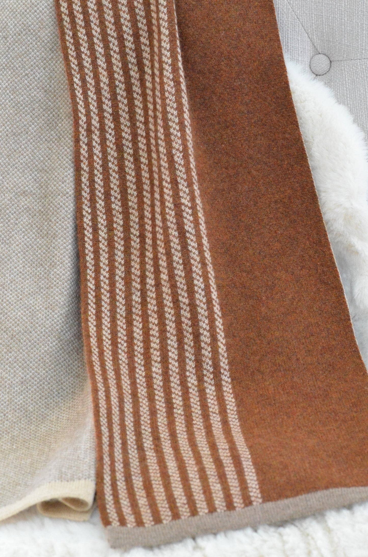 100% Cashmere Scarf with gift box  - Extra Soft Warm Winter Shawl