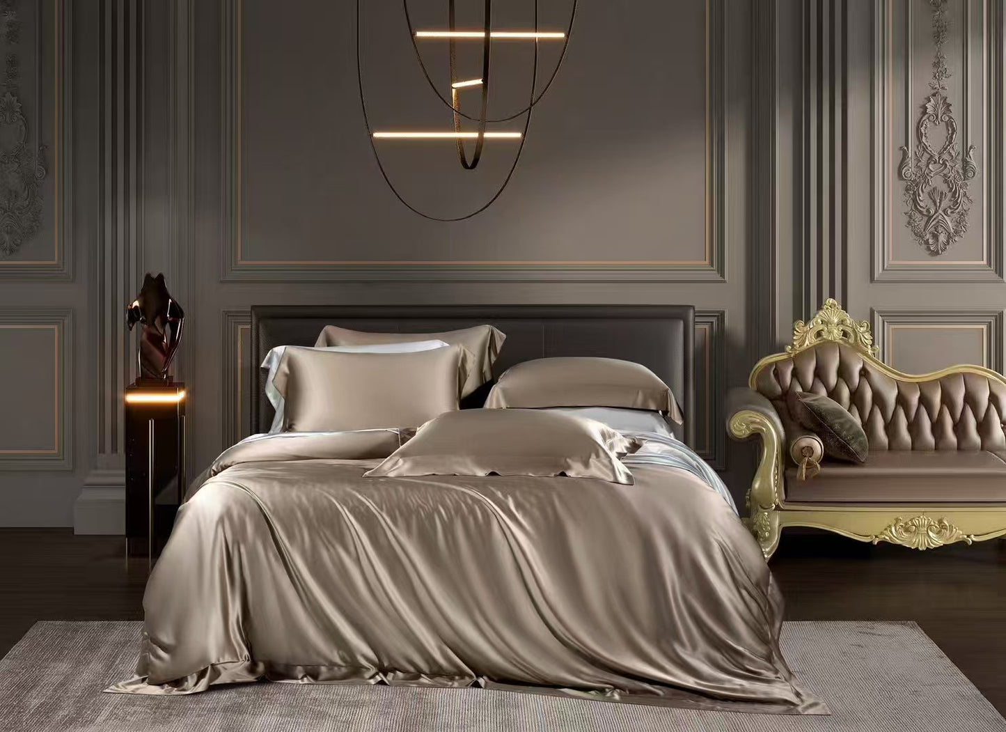 Grade 6A Mulberry silk 30 momme Customized Luxury Pure silk Duvet Cover