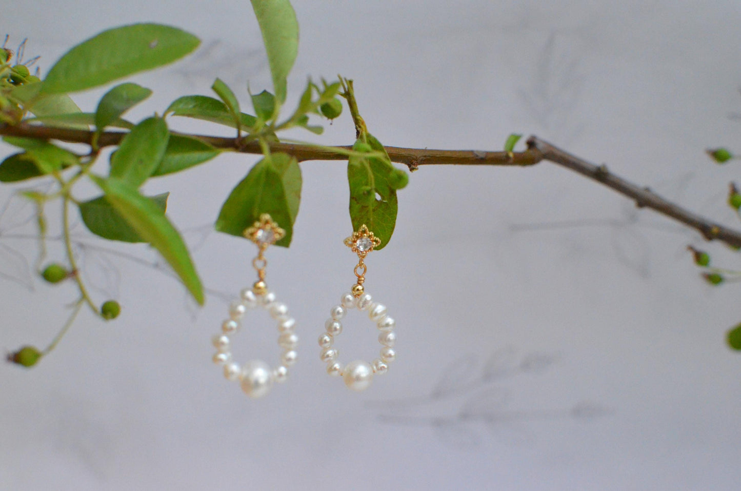 Classic Freshwater Pearl Earrings