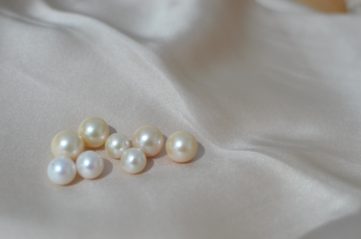 Round Freshwater Pearl Drop Stud Earrings