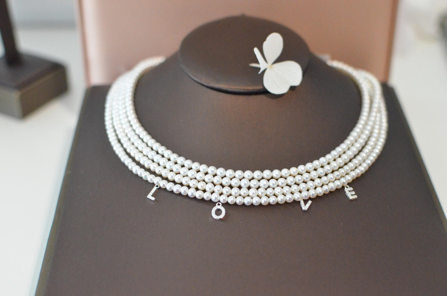 Custom Initial Freshwater Pearl Necklace: Personalized Jewelry Gift