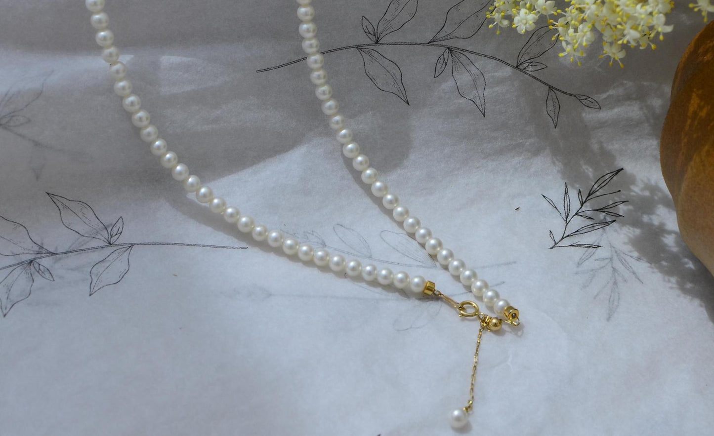 Custom Initial Freshwater Pearl Necklace: Personalized Jewelry Gift