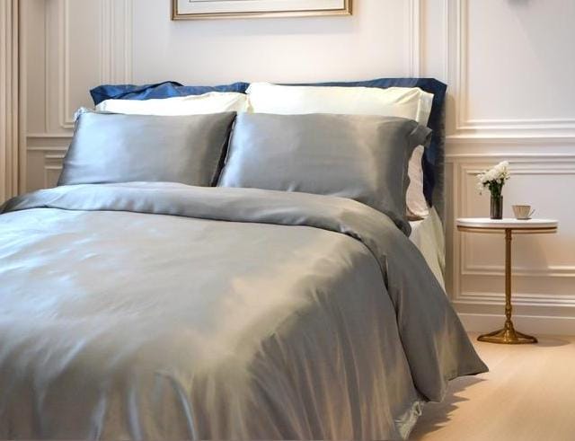 Grade 6A Mulberry Silk 25momme Customized Luxury Duvet Cover with 2 Pillowcases set