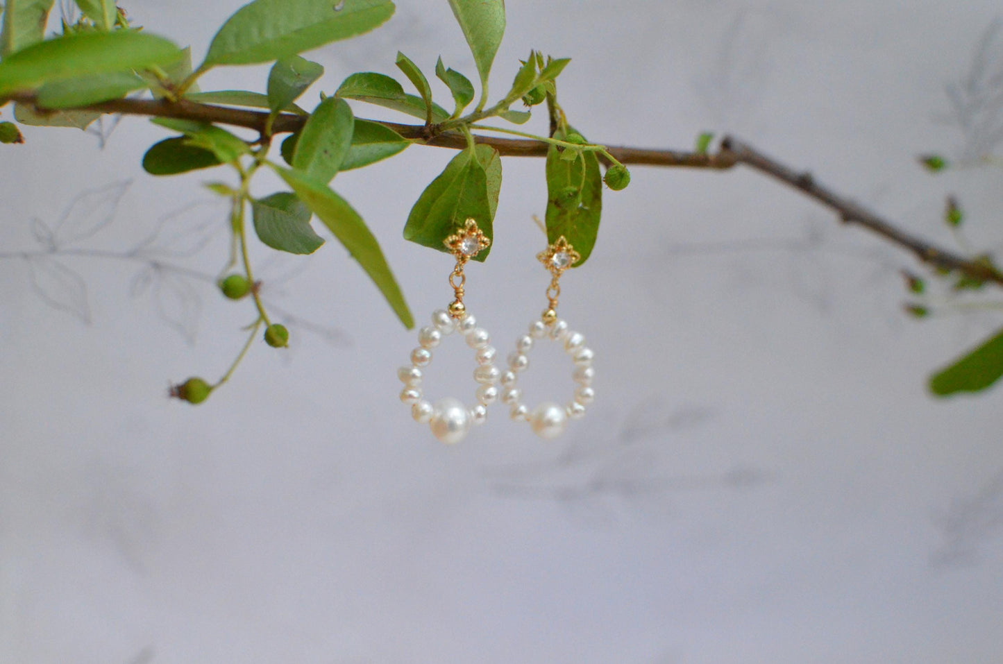 Classic Freshwater Pearl Earrings