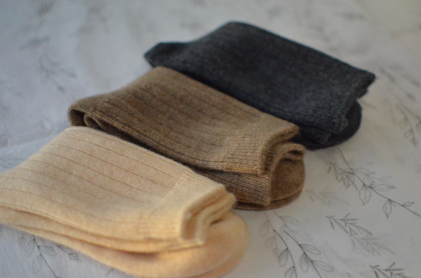 Christmas gift box Cashmere Socks Set, Extra Soft Bedding Socks for Women and Men