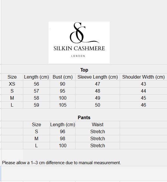 Cashmere and wool blend Sweater and Trousers Set: Women's Loungewear