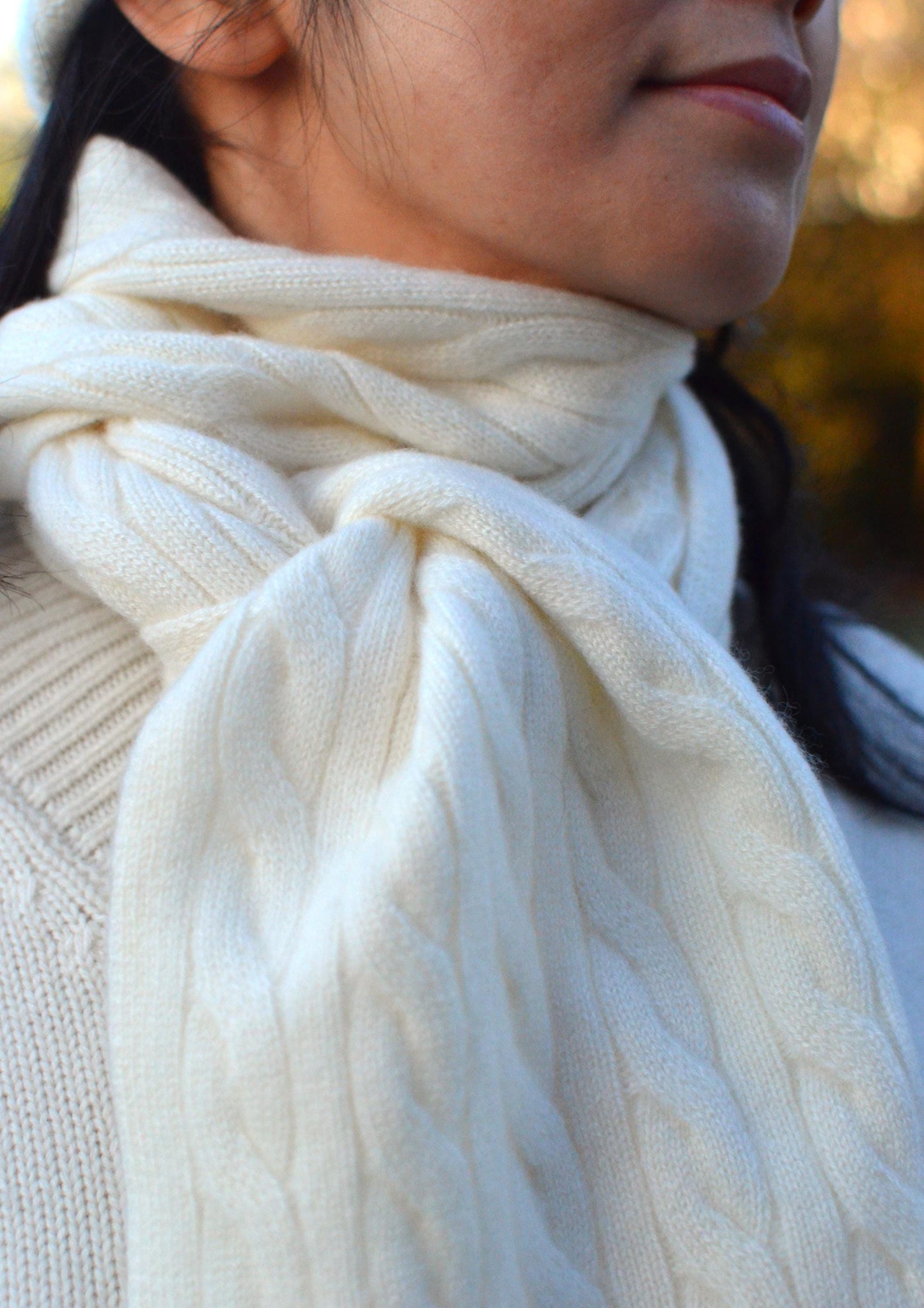 Christmas gift box Cashmere Gift Set: Scarf, Beanie, Socks