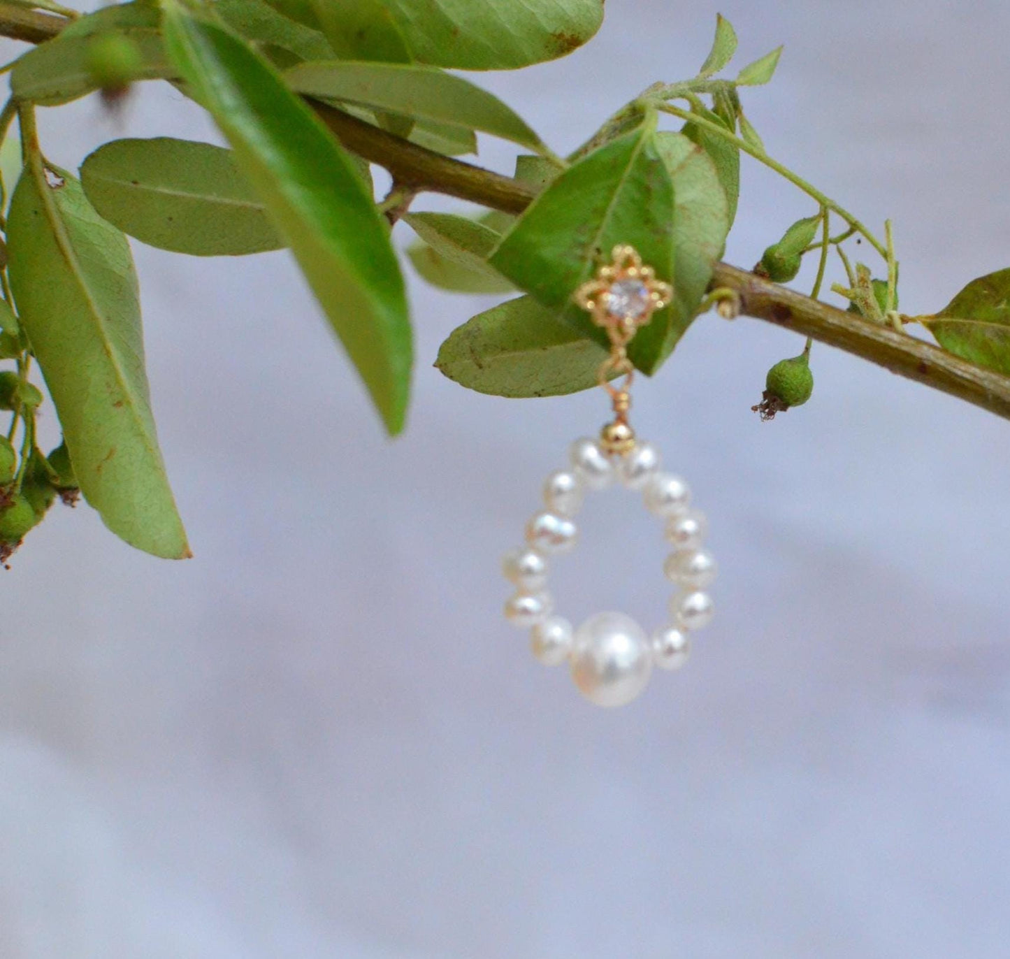 Classic Freshwater Pearl Earrings