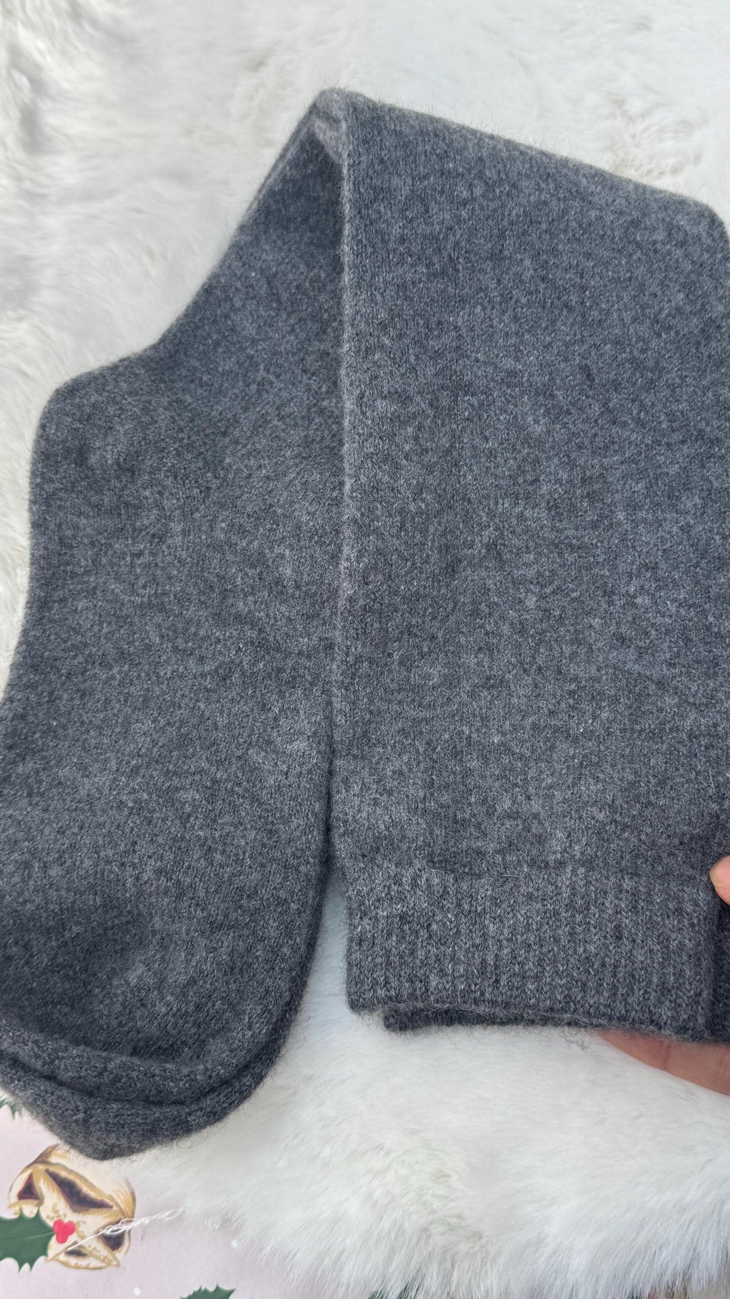 Knee High Socks 100% cashmere Extra warm and Soft Winter cozy